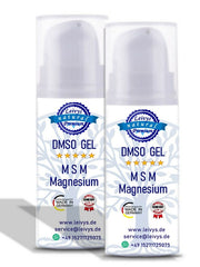 LEIVYS DMSO GEL - Salbe mit MSM und Magnesiumchlorid | Dimethysulfoxid 99,9% - effektive Wirkung - 50 ml